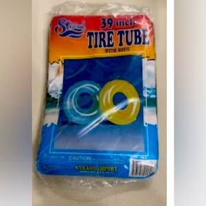 39 Inch Tire Tube with rope  color black